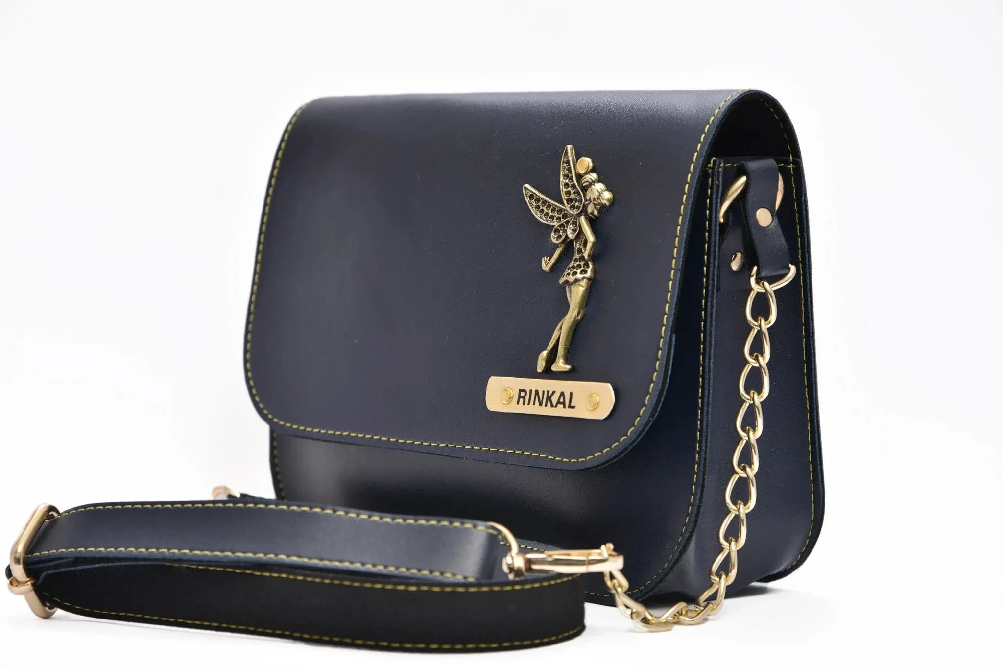 Women's Combo : Premium Lady Wallet & Chained Sling Bag - Royal blue