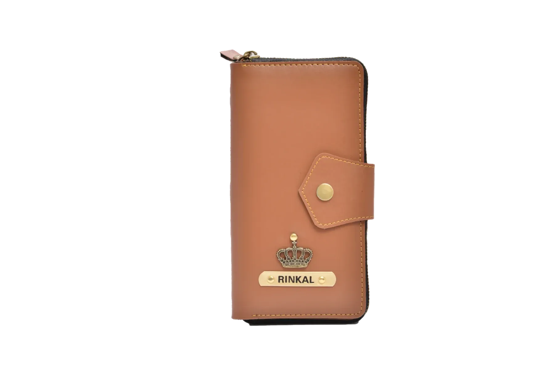 Women's Combo : Premium Lady Wallet & Chained Sling Bag - Tan