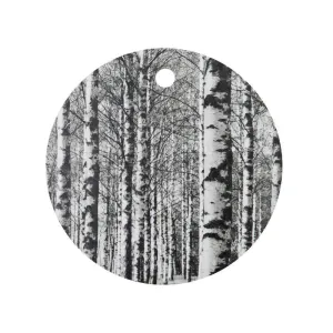Wooden, round cutting board Koivumetsä