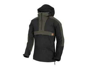 WOODSMAN Anorak Jacket - Black / Taiga Green