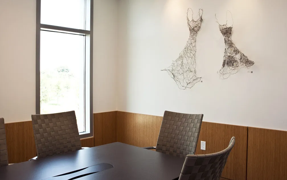 Woven Wire Dresses Installed at Meditech in Fall River, MA