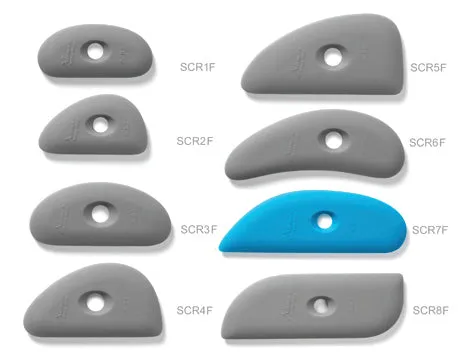 Xiem Tools - Firm Silicone Clay Rib 7
