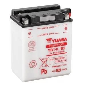 YB14L-B2 DG Battery with acid pack Yuasa (YB14LB2PK)