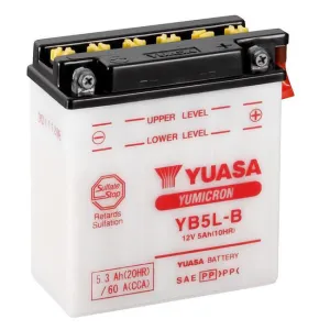 YB5L-B DG Battery with acid pack Yuasa (YB5LBPK)