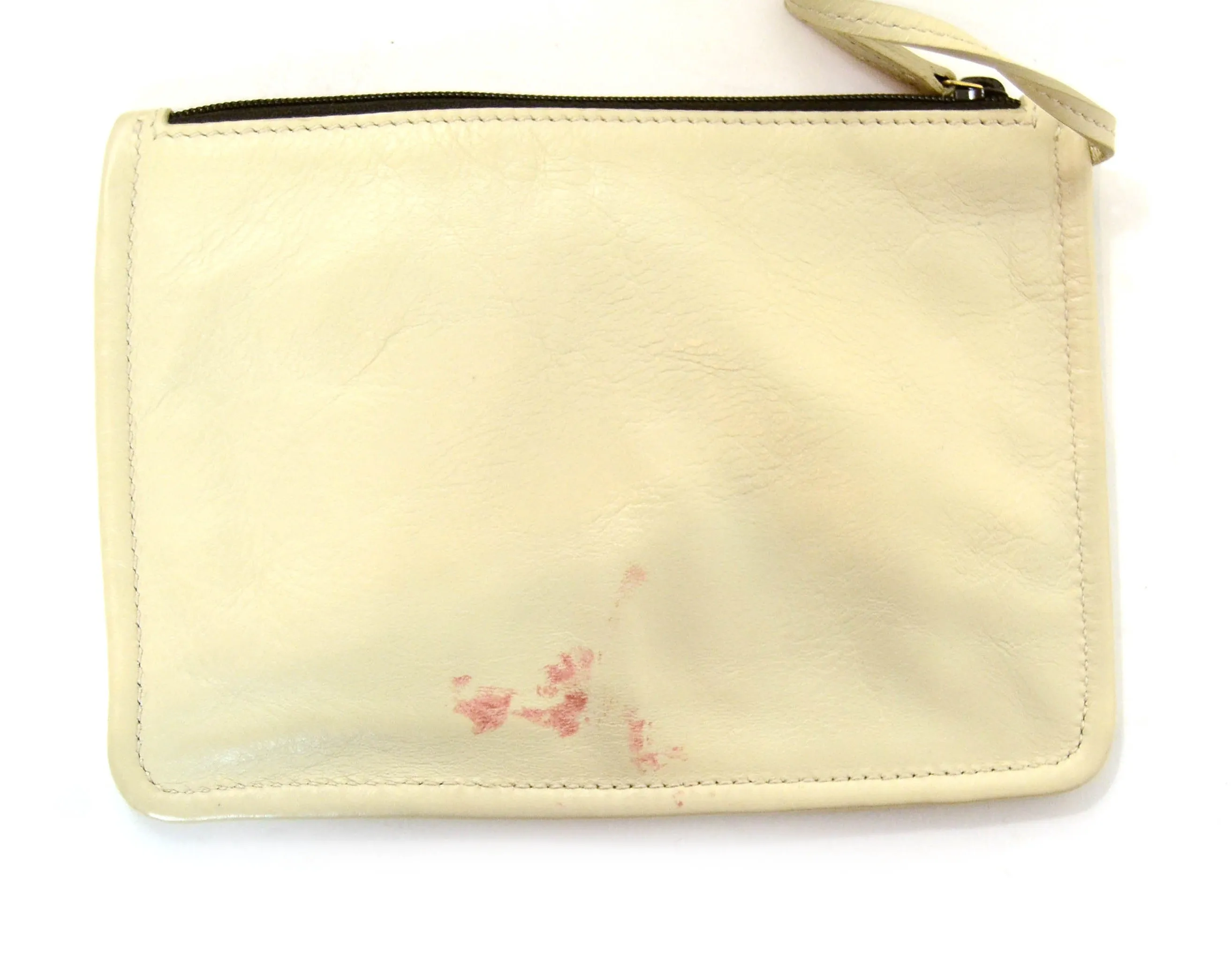 YSL Beige Leather Vincennes Mombasa Bag