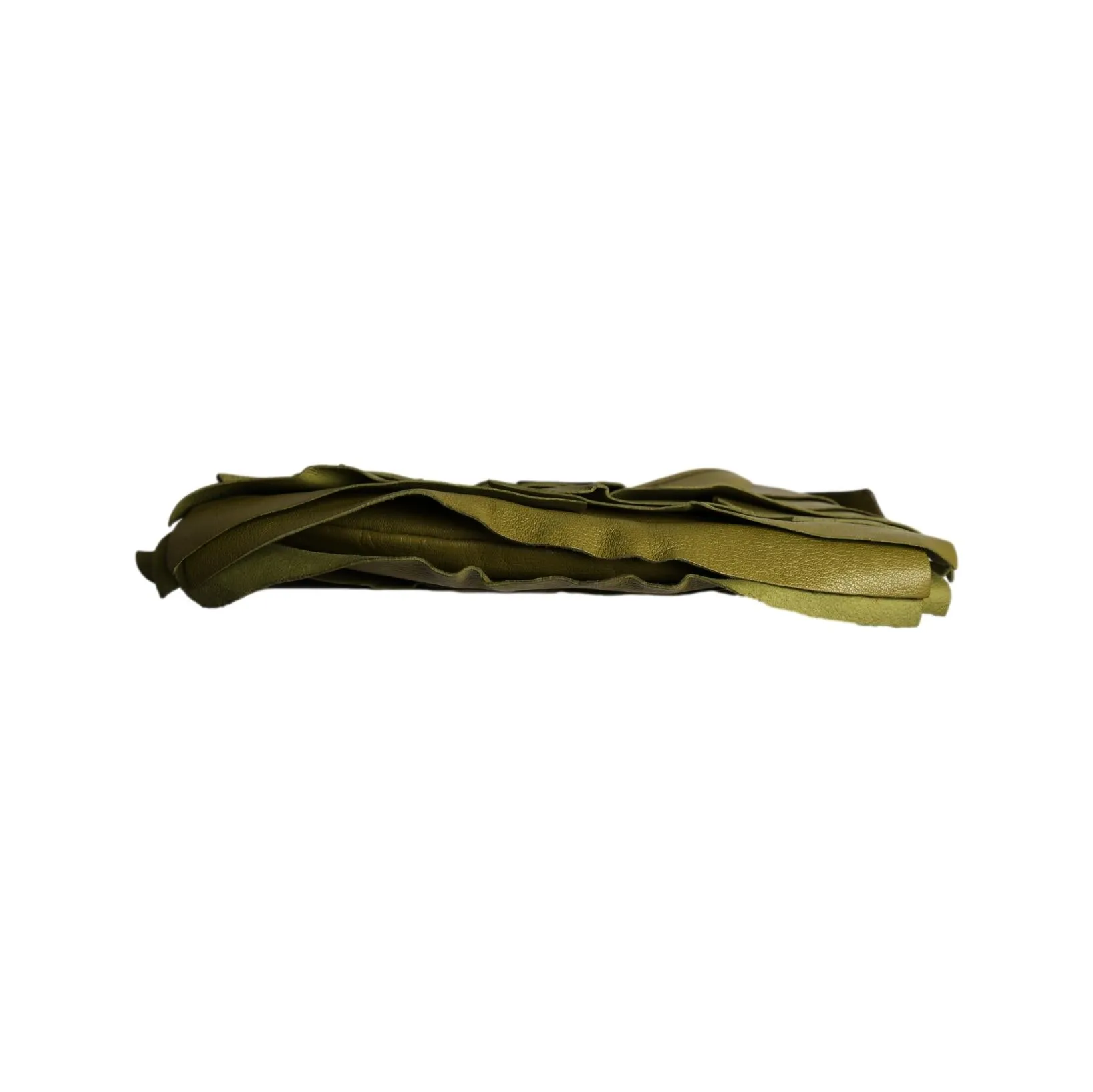 YSL Green Leather Shoulder
