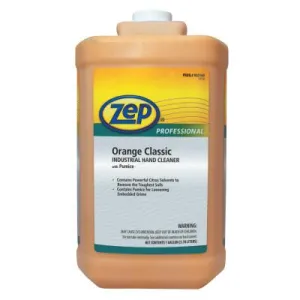 Zep Professional® Orange Classic Industrial Hand Cleaner with Pumice, Orange, Bottle, 1 gal, 1046475