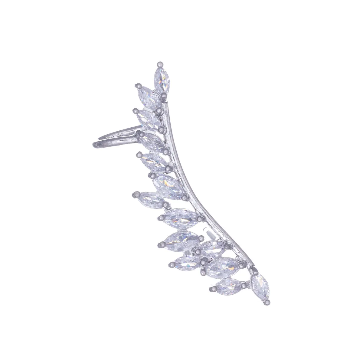 Zirkonia siipi statement rustokoru ear cuff 1kpl